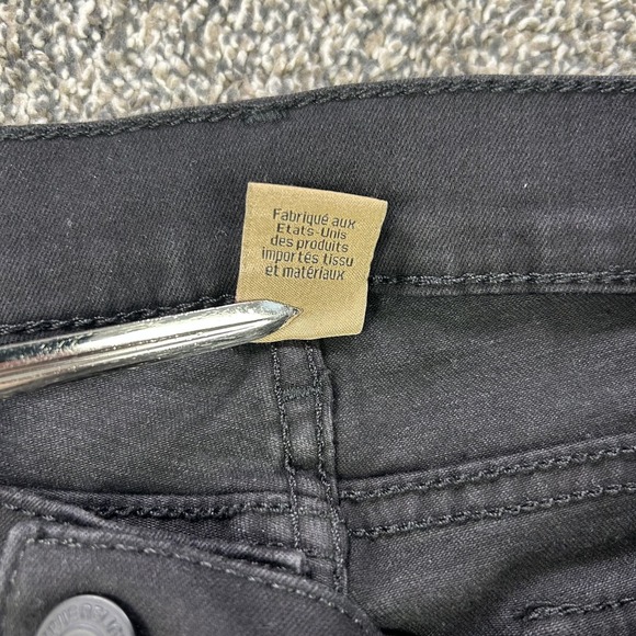 NEW True Religion Halle Super Skinny Jeans Womens 31 Black Denim USA Made Casual - Picture 13 of 16